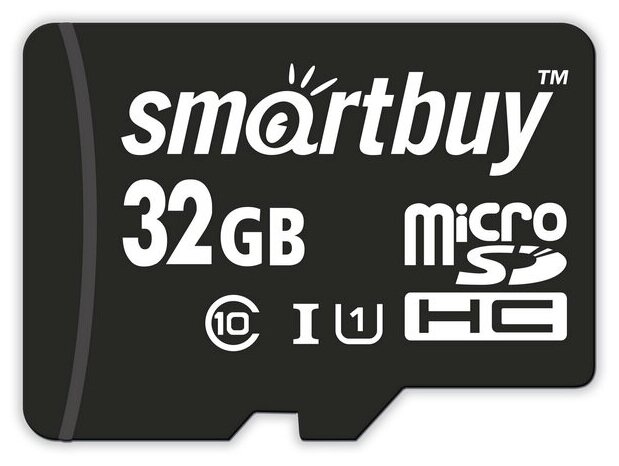 Карта памяти Smartbuy micro SDHC 32Gb Class 10 UHS-I с адаптером