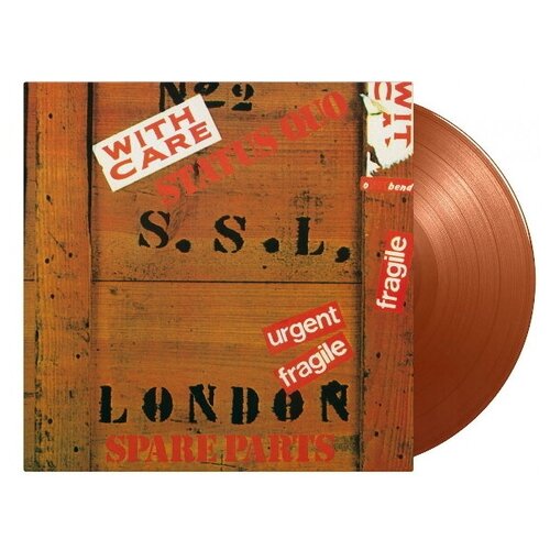 Виниловая пластинка Status Quo - Spare Parts: Mono & Stereo (Limited 180-Gram Gold & Orange ColoredVinyl). 2 LP nothing – tired of tomorrow