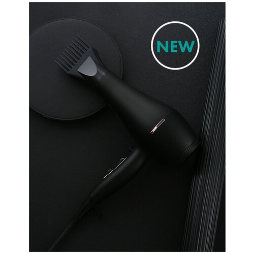 Профессиональный салонный Фен для волос PROуход за волосамидля укладки и сушки волосчерныйнасадка щеткас функцией ионизации 299400₽
