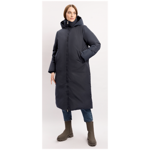 Пуховик BAON женский, модель: B0022504, цвет: DARK NAVY, размер: S