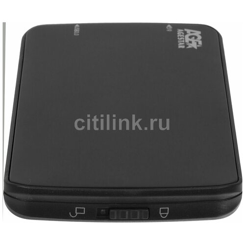 Внешний корпус для HDD AgeStar 3UB2A12 Black внешний корпус для hdd agestar 3u2b3a1 black