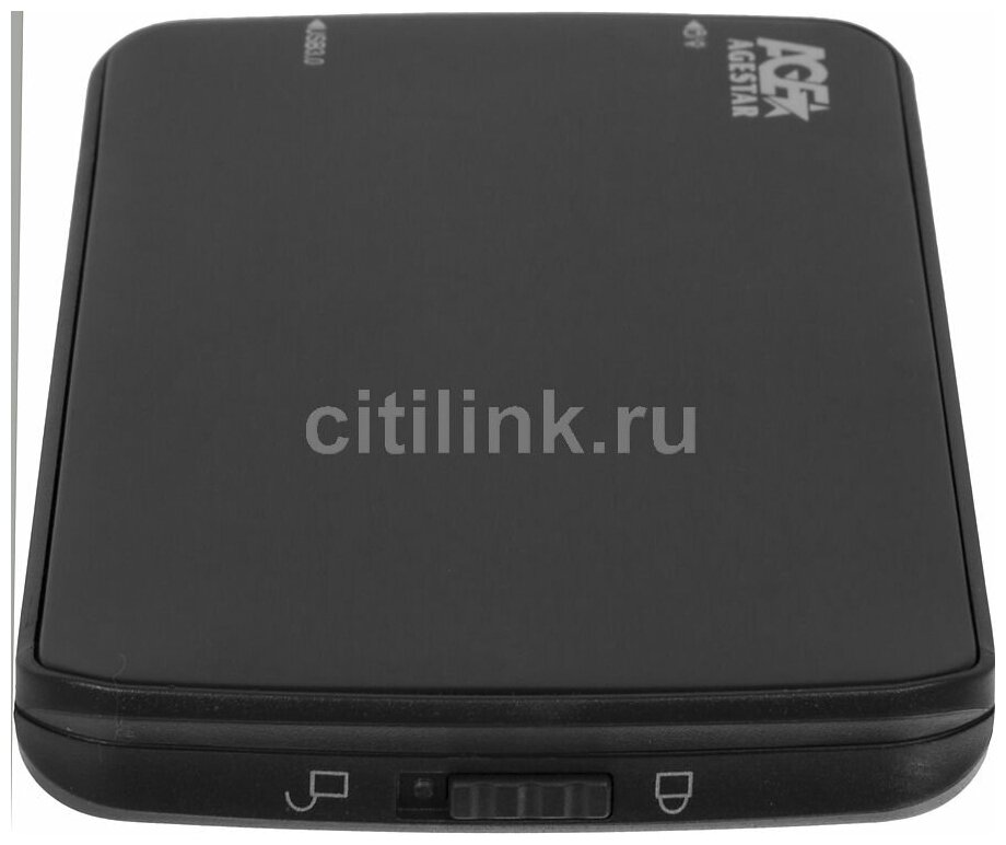 Внешний корпус для HDD/SSD AgeStar 3UB2A12, черный