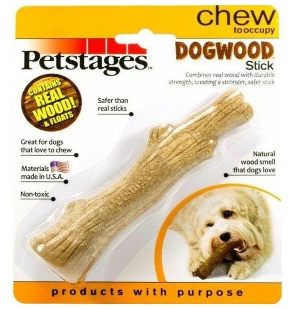 Petstages игрушка Dogwood палочка деревянная (малая) для собак 16 см.