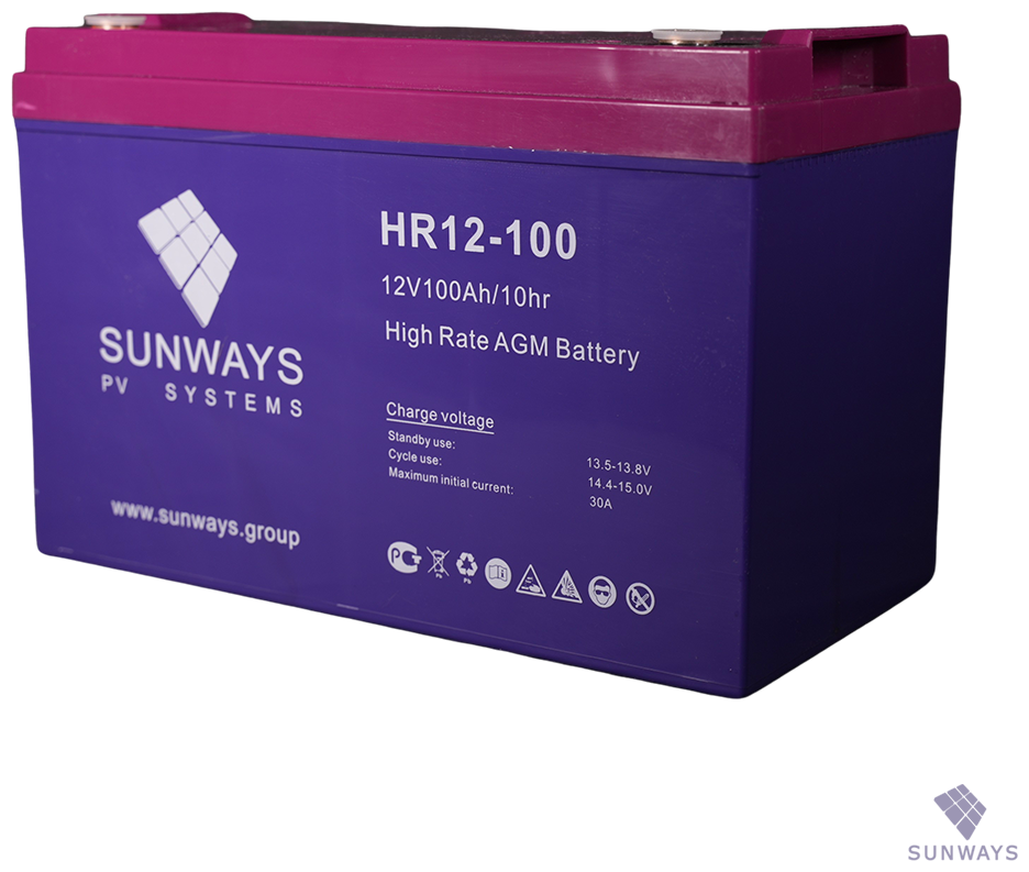 Аккумуляторная батарея SUNWAYS HR 12-150
