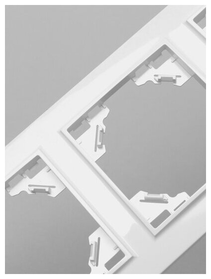 Рамка двухместная горизонтальная, серия Эрна, PFR00-9002-01, белый - фотография № 3