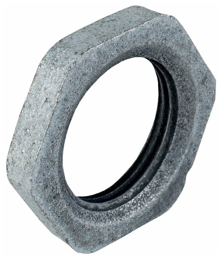 фото Контргайка чугунная оцинкованная Ду 25 (1")