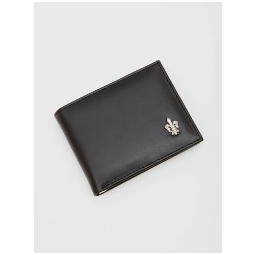 фото Кошелек fiore bags из натуральной гладкой кожи черного цвета