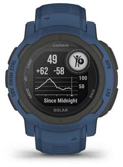 Смарт-часы Garmin INSTINCT 2 Solar синий 010-02627-06