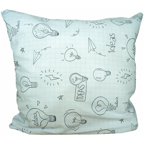 Подушка 70х70 Люмен белая наполнитель экофайбер