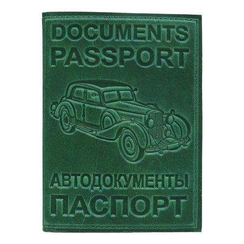 Документница для автодокументов Fostenborn, зеленый документница для автодокументов fostenborn коричневый
