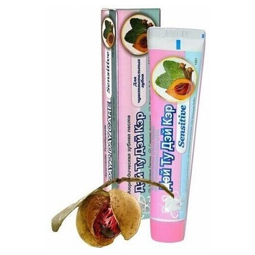 Зубная паста аюрведическая для чувствительных зубов Day 2 Day Care Sensitive Ayurvedic Toothpaste 100g зубная паста rocs гель для чувствительных зубов medical sensitive