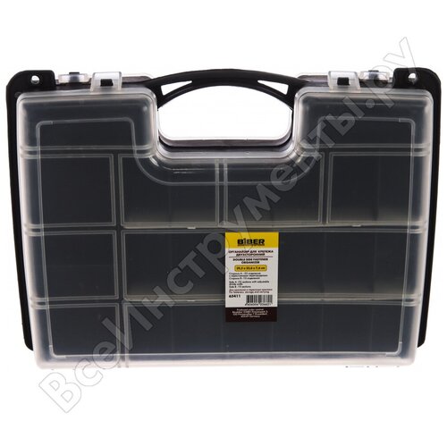 Органайзер для крепежа Biber 65411 295х226х76 мм двухсторонний 608₽