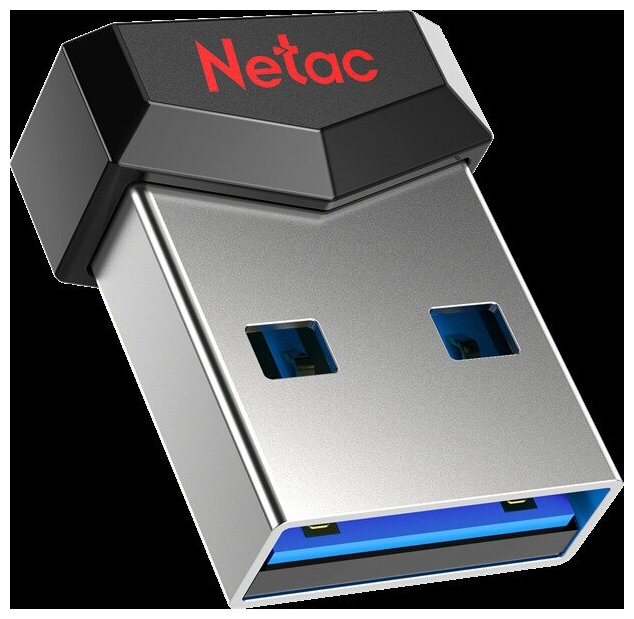 Флешка Netac UM81 64ГБ USB2.0 черный (NT03UM81N-064G-20BK) - фото №5