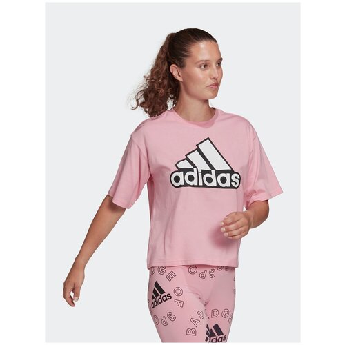 Футболка HC9184/adidas/(WBLUVQ1CROT)/light pink/M