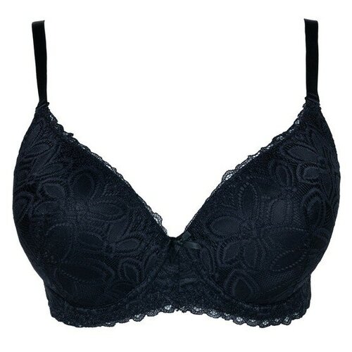 Бюстгальтер женский цвет черный размер 105Е 1300₽