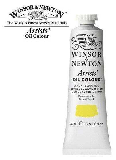 Масляные Winsor&Newton Краски масляные Winsor&Newton ARTISTS' 37мл, лимоный желтый (имит.)