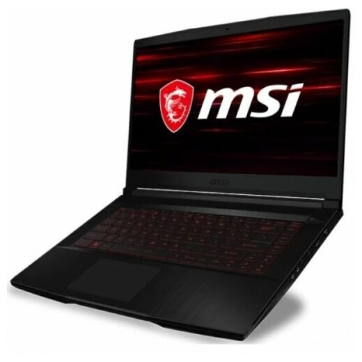 Ноутбук MSI GF63 Thin 11UC-290X 9S7-16R612-290 i5 11400H8GB256GB SSDRTX 3050 4GB156 FHDDOSчерный