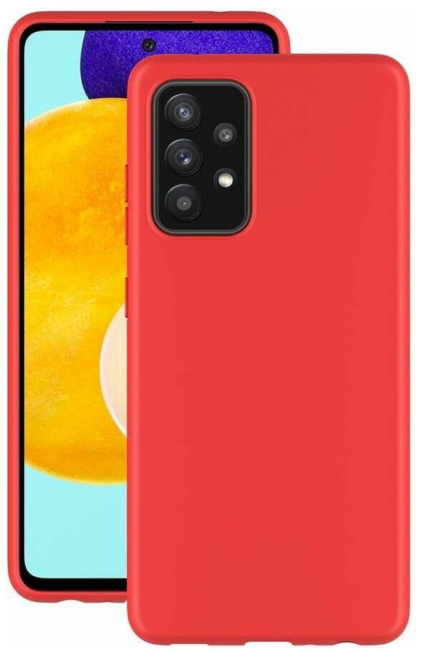 Чехол (клип-кейс) DEPPA Gel Color, для Samsung Galaxy A52, красный [870090] - фото №5