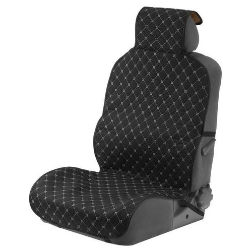 Romanoff Накидка на переднее сиденье велюр-премиум размер 55 х 150 см черный 1468₽