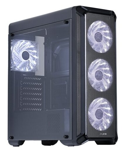 Корпус Zalman I3 ATX, Midi-Tower, без БП черный (PCCZM_I3)