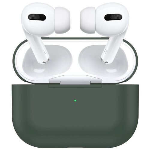 Чехол силиконовый для Airpods Pro , полуночно-зеленый