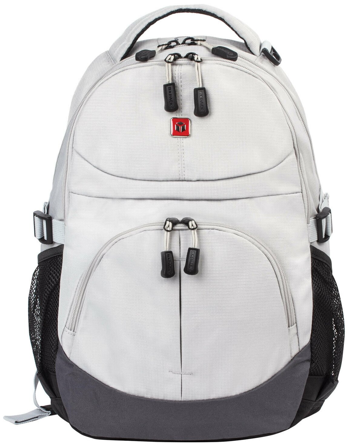 Рюкзак B-PACK S-07 (БИ-ПАК) универсальный, уплотненная спинка, облегчённый, белый, 46х32х15 см, 226954