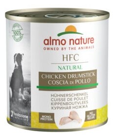 Almo Nature консервы Консервы для Собак Куриные Бедрышки (HFC - Natural - Chicken Drumstick) 5517 | Classic HFC Chicken Drumstick 0,28 кг 10362 (2 шт)