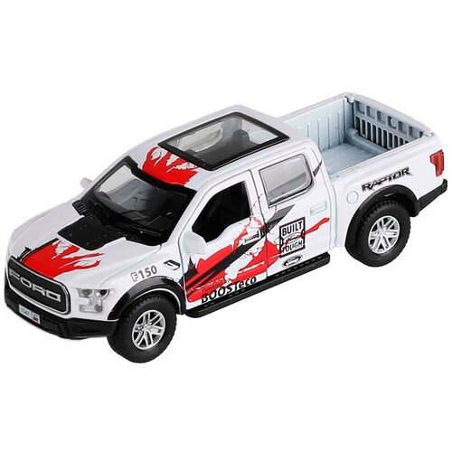 Машина металл FORD F150 RAPTOR Спорт 12 см белый (F150RAP-12SRT-WH) машина металл ford f150 raptor soft 12 см серый f150rap 12fil gy