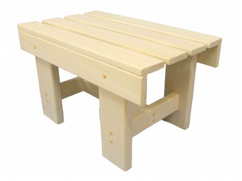 фото Лавка банная 60х33х30 см не раскладная (наличник)