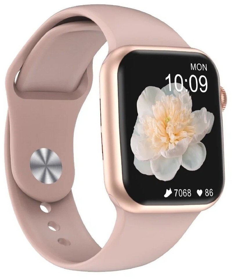 Умные смарт часы HUD Premium серия DT 7+ Smart watch 45мм / Звонки мессенджеры социальные сети GPS беспроводная зарядка динамик микрофон
