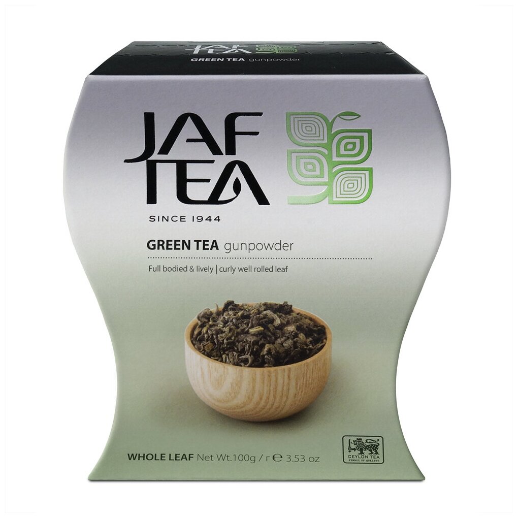 Чай зелёный JAF TEA Gunpowder листовой, 100 г.