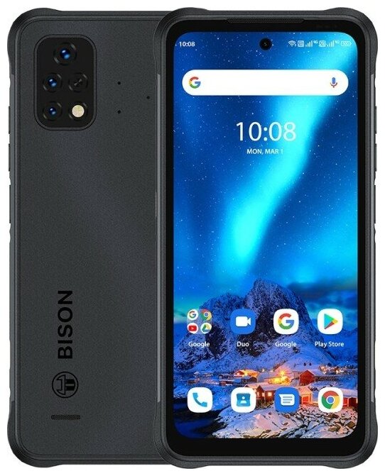 Смартфон Umidigi Bison 2 6/128 ГБ RU, черный