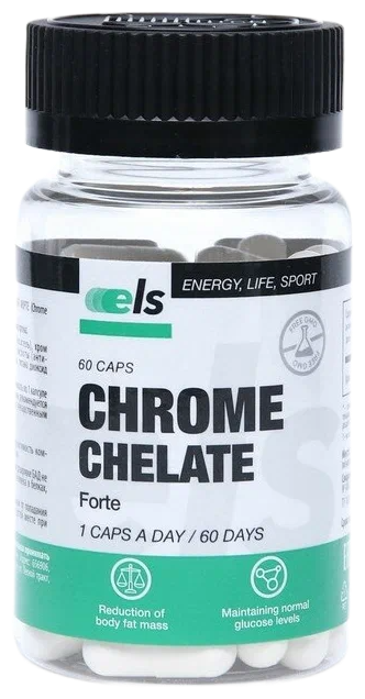 Chrome chelate forte капс. (банка), 90 г, 60 шт.