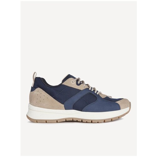 фото Полуботинки geox для женщин d braies b wpf цвет синий/бежевый, размер 37