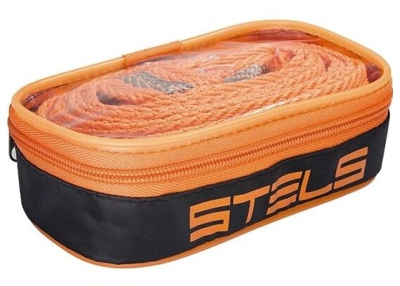 Трос буксировочный Stels Equipment Stels  7 тонн  2 крюка  сумка на молнии  Россия