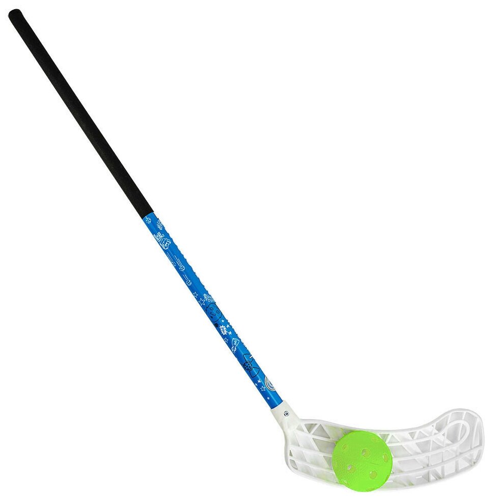 Клюшка для флорбола RealStick KIDSCAMP арт. MR-KF-KC65R 65см правый крюк