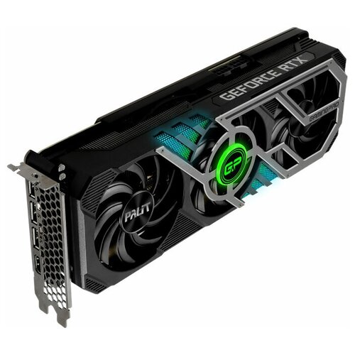 Palit GeForce RTX 3080 GamingPro 10G / V1 LHR 1440Mhz PCI-E 10240Mb 19000Mhz 320 bit HDMI 3xDP NED3080019IA-132AA