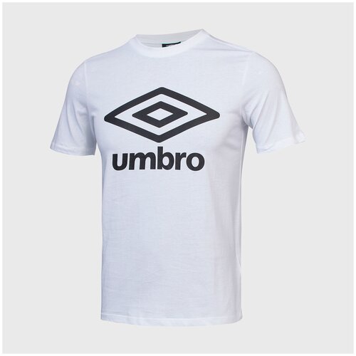 Футболка Umbro Футболка хлопковая Umbro Large Logo 65352U-13V, размер S, белый