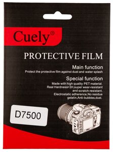 Фото Защитная плёнка Cuely для экрана фотоаппарата Nikon D7500