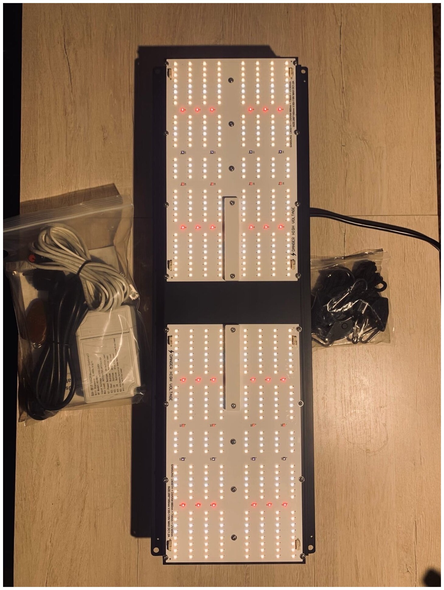 Quantum board 240w Samsung LM301H NEW OSRAM V4 660nm+IR LG SEOUL UV 385nm ( Фитолампа для растений полного спектра, Квантум борд 240 ватт ) - фотография № 3