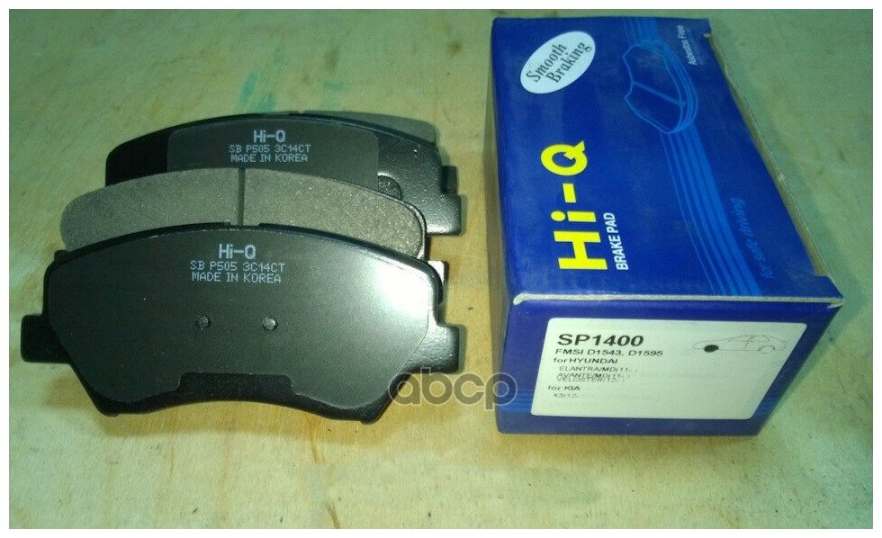 Колодки Тормозные Hyundai I30/Elantra 11-/Ceed 12- Передние Sangsin brake арт. SP1400