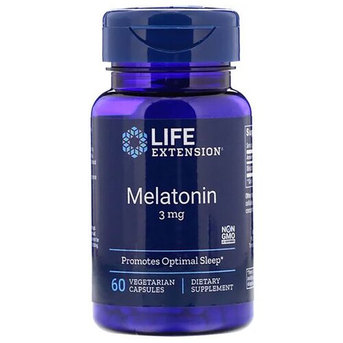 LIFE Extension Melatonin 3 mg, 60 капс.