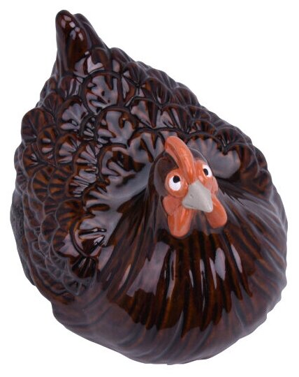 фото Koopman Садовая фигурка для забора Курочка Оттилия 19 см 795203020