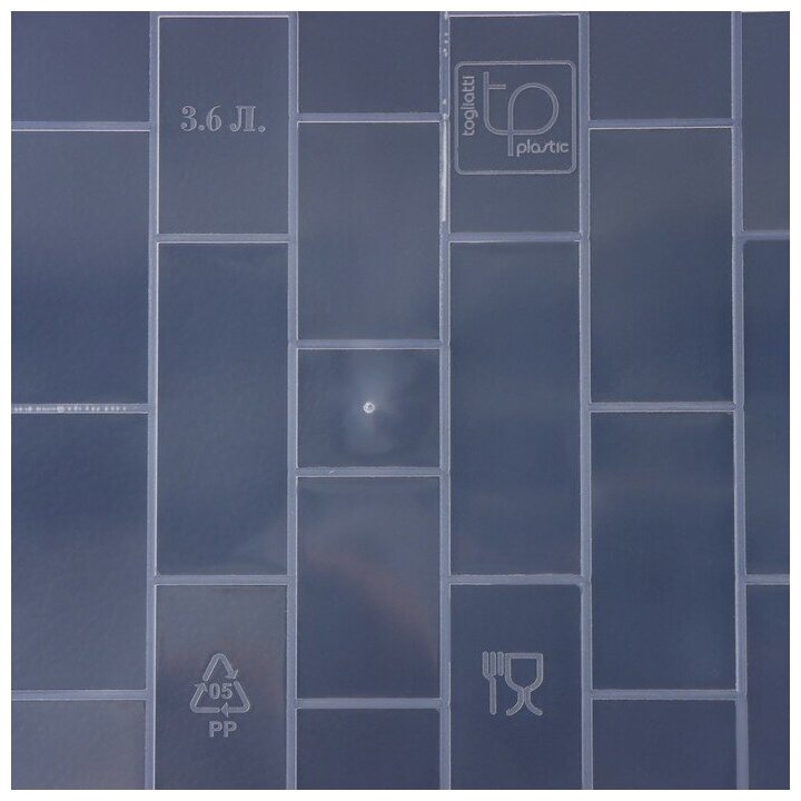 Контейнер для хранения с крышкой, 3.6 л, 31×20×9 см, цвет прозрачный - фотография № 10