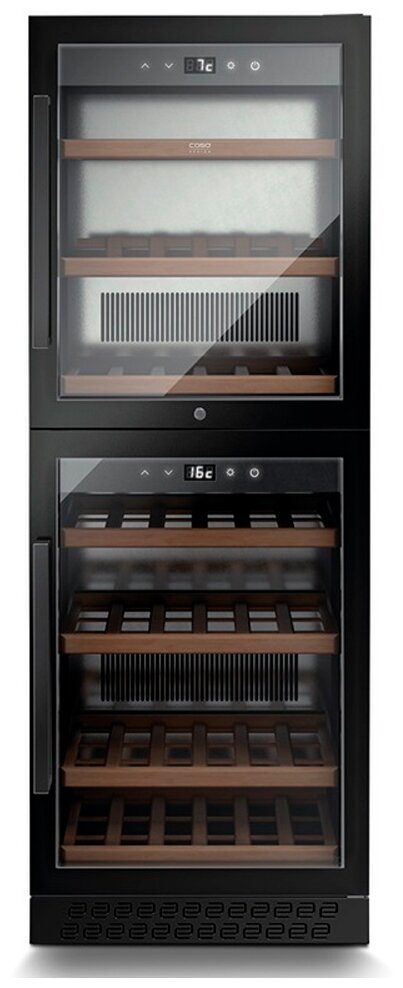 Холодильник винный CASO WineChef Pro 126-2D black - фотография № 2