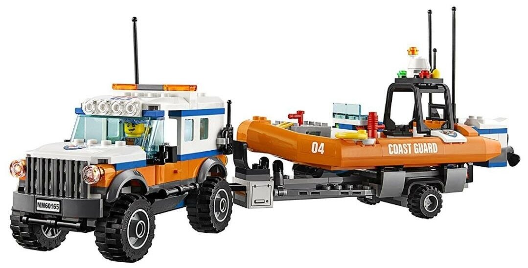 Конструктор внедорожник 4 Х 4 команды быстрого реагирования серия CITIES 367 деталей TANK 10753