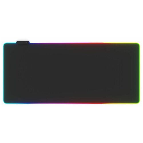 Игровой коврик для мыши с подсветкой RGB BLACK 90x40x0.4 мм