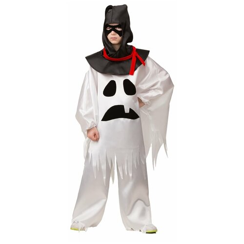 фото Костюм для мальчика привидение (сорочка,брюки,маска) р.30/116-40/158 арт.6070 (34/140) батик