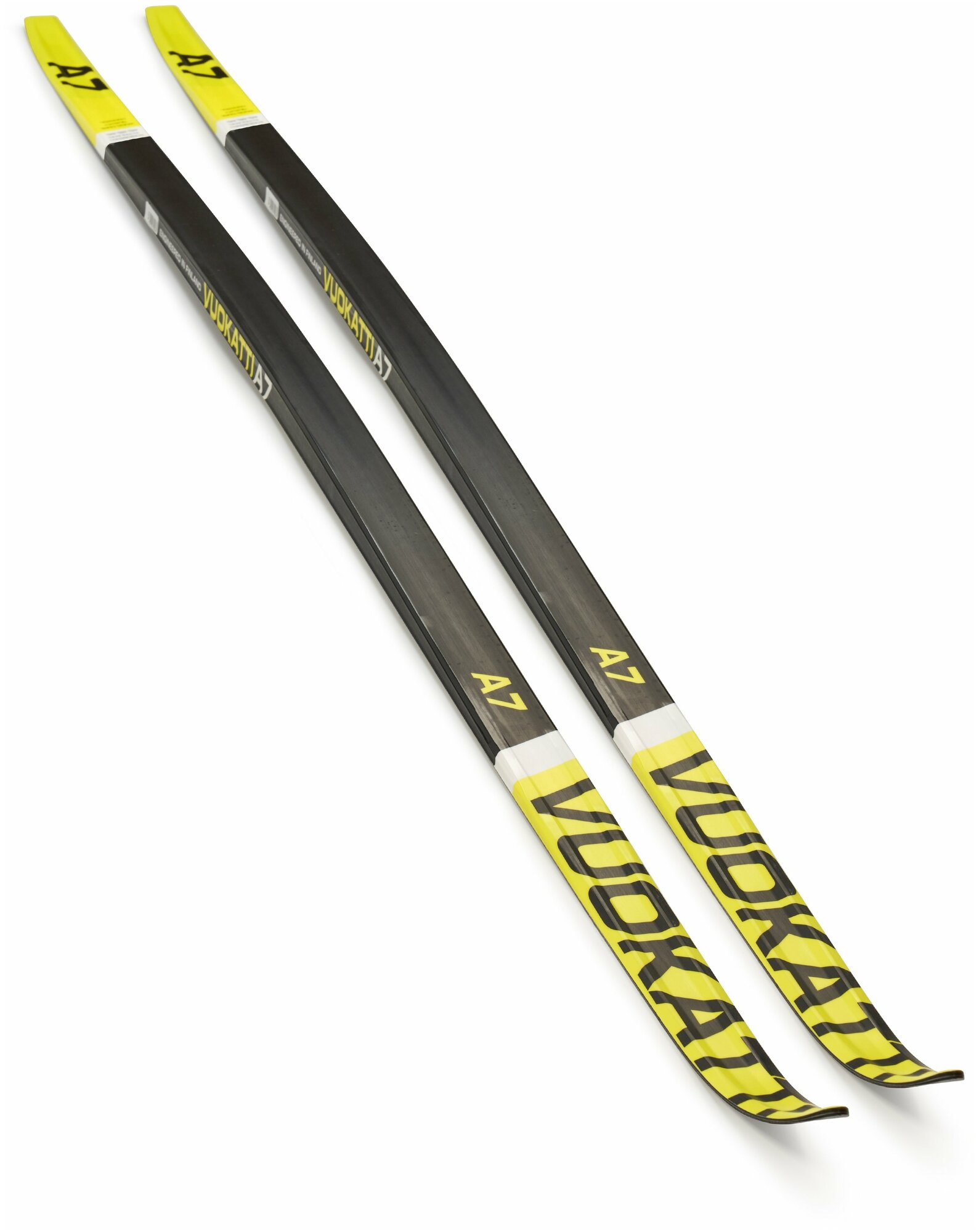 Лыжи беговые 185 см VUOKATTI Wax Black/Yellow