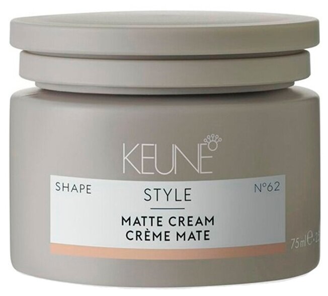 Keune Style Matte Cream - Кёнэ Стайл Мэтт Крем матирующий средней фиксации, 75 мл -